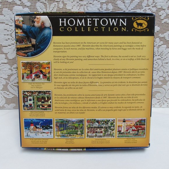 HERONIM Carmel Firehouse JIGSAW PUZZLE 1000 Pieces Carmel By The Sea Firefighter - Picture 2 of 4
